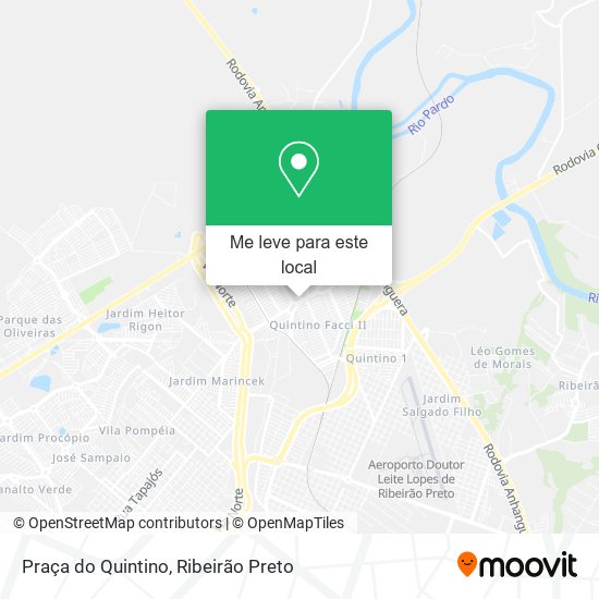 Praça do Quintino mapa