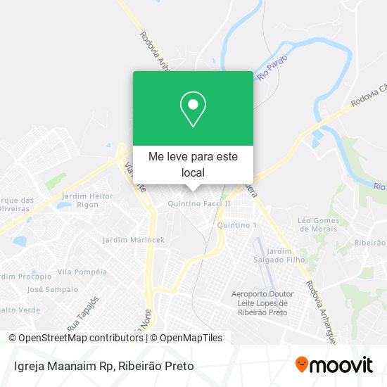 Igreja Maanaim Rp mapa