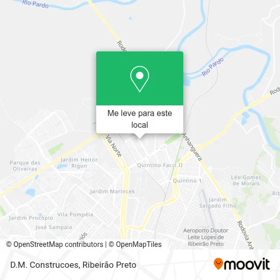 D.M. Construcoes mapa