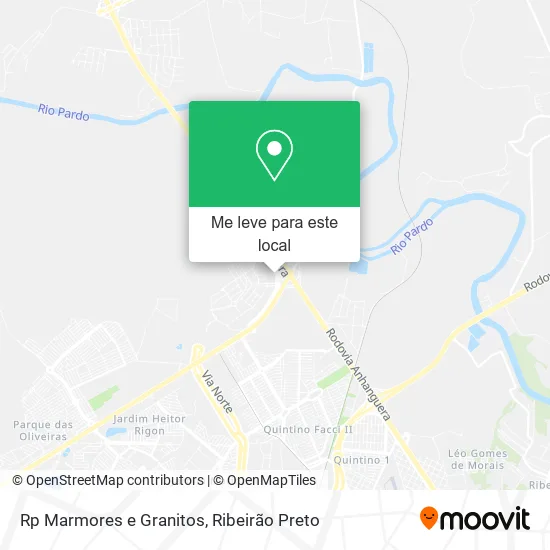 Rp Marmores e Granitos mapa