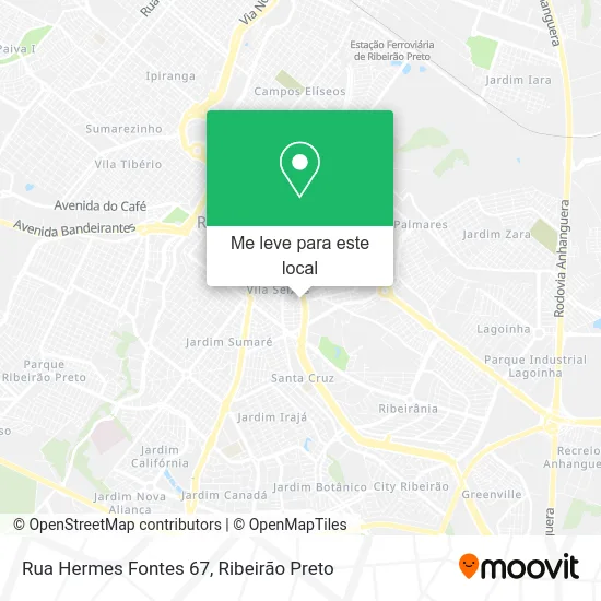 Rua Hermes Fontes 67 mapa