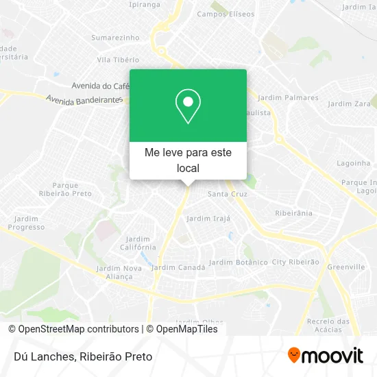 Dú Lanches mapa