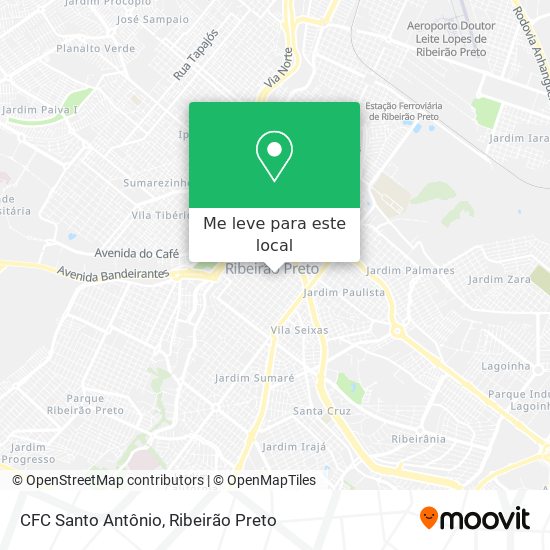 CFC Santo Antônio mapa