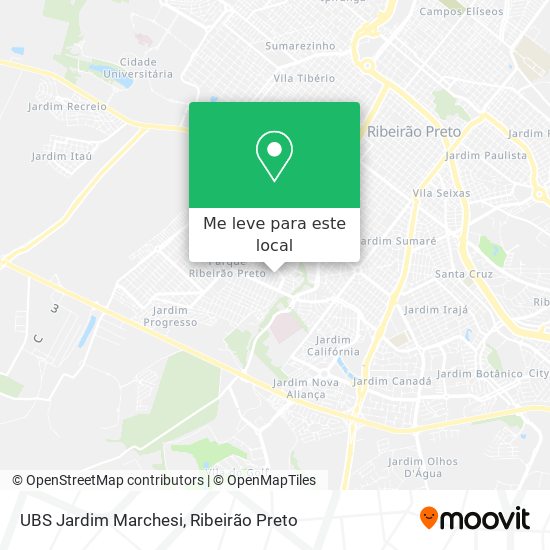 UBS Jardim Marchesi mapa