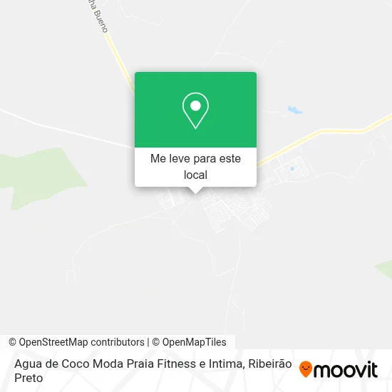 Agua de Coco Moda Praia Fitness e Intima mapa