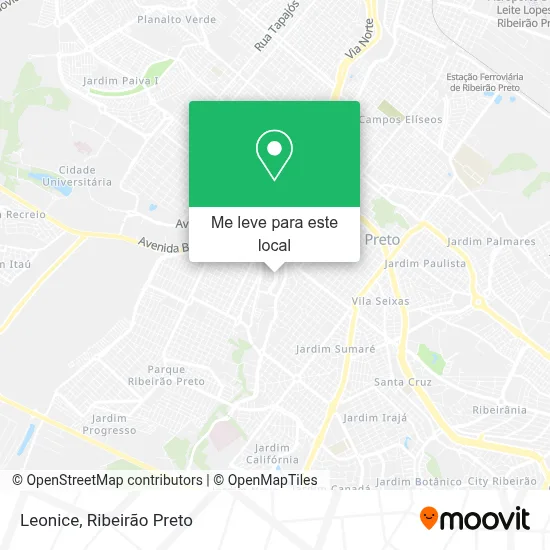 Leonice mapa