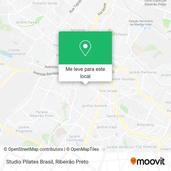 Studio Pilates Brasil mapa