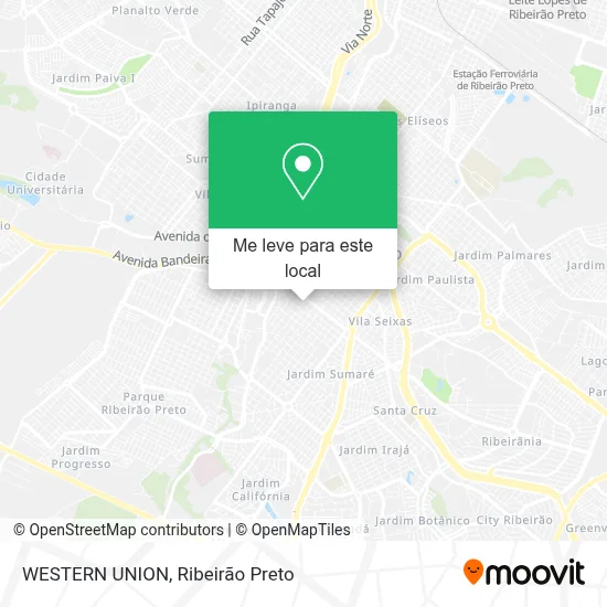WESTERN UNION mapa