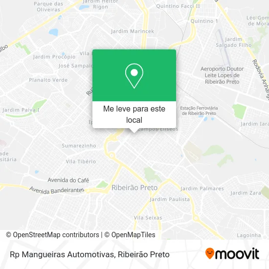 Rp Mangueiras Automotivas mapa