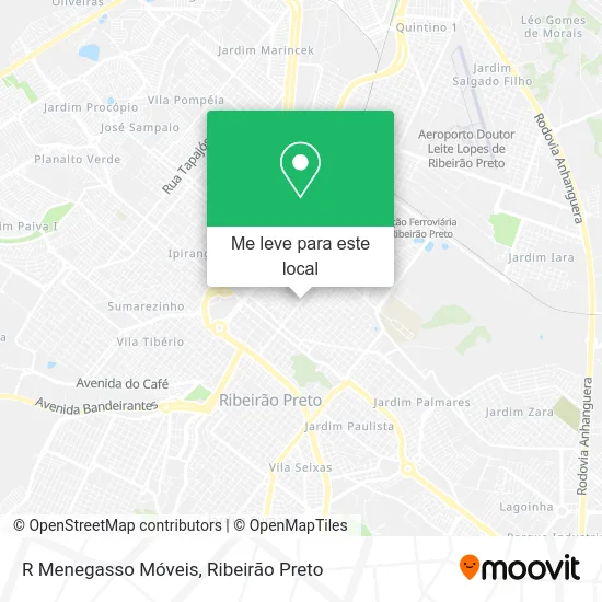 R Menegasso Móveis mapa