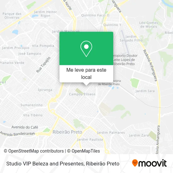 Studio VIP Beleza and Presentes mapa