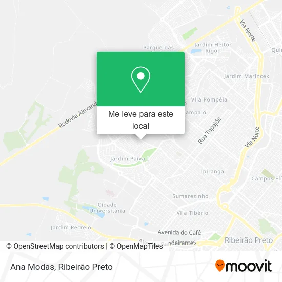 Ana Modas mapa