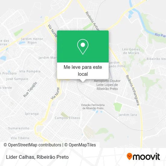 Líder Calhas mapa