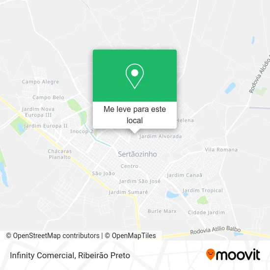 Infinity Comercial mapa