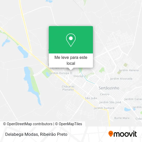 Delabega Modas mapa
