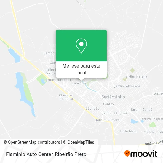 Flaminio Auto Center mapa