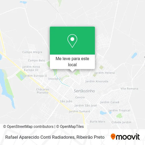 Rafael Aparecido Conti Radiadores mapa