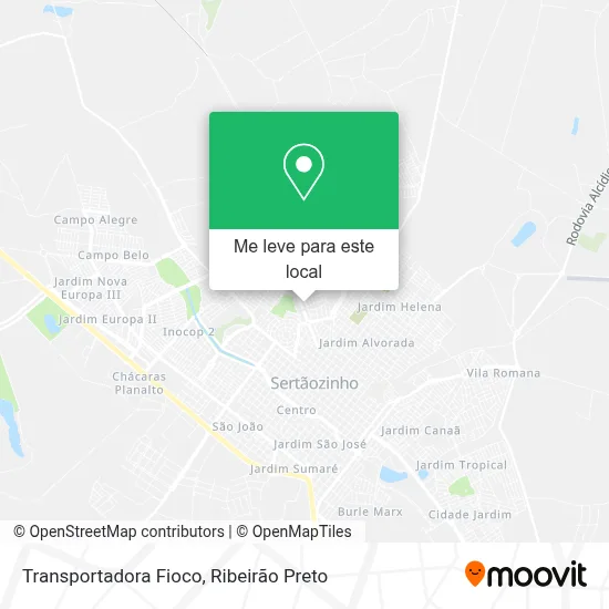 Transportadora Fioco mapa