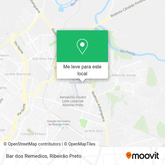 Bar dos Remedios mapa