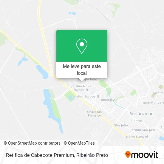 Retifica de Cabecote Premium mapa