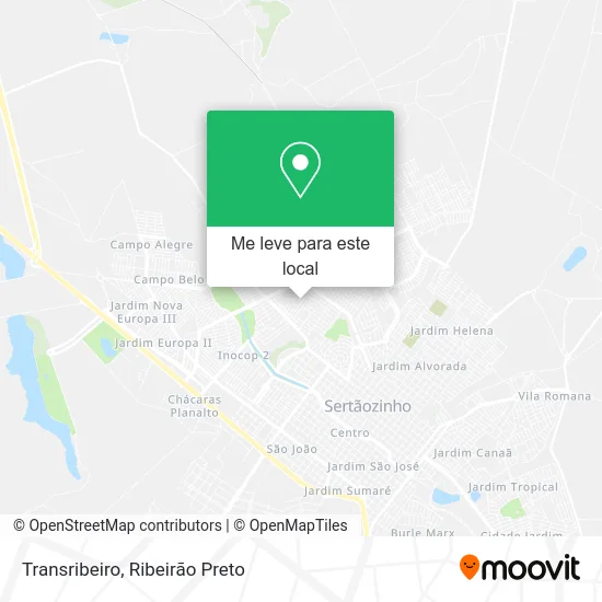 Transribeiro mapa