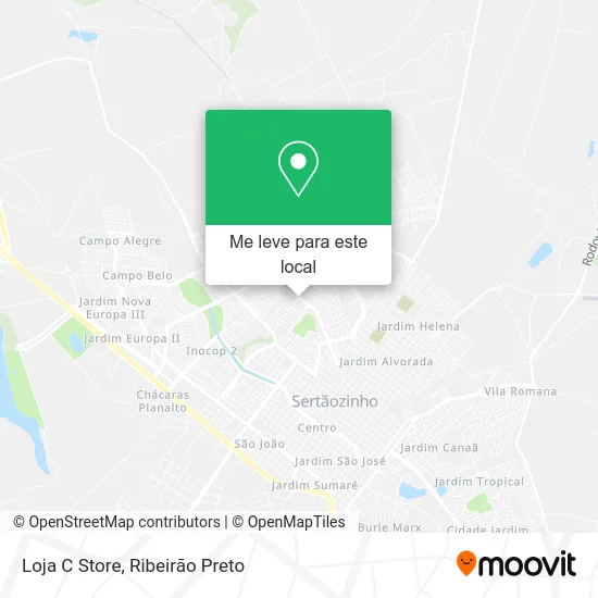 Loja C Store mapa