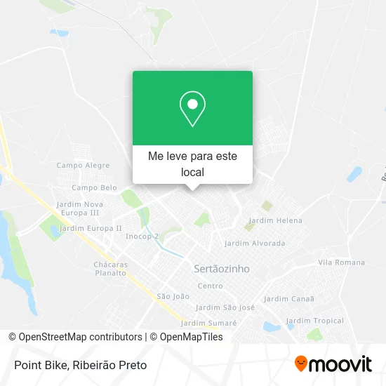Point Bike mapa