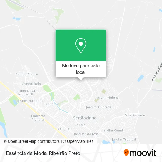 Essência da Moda mapa