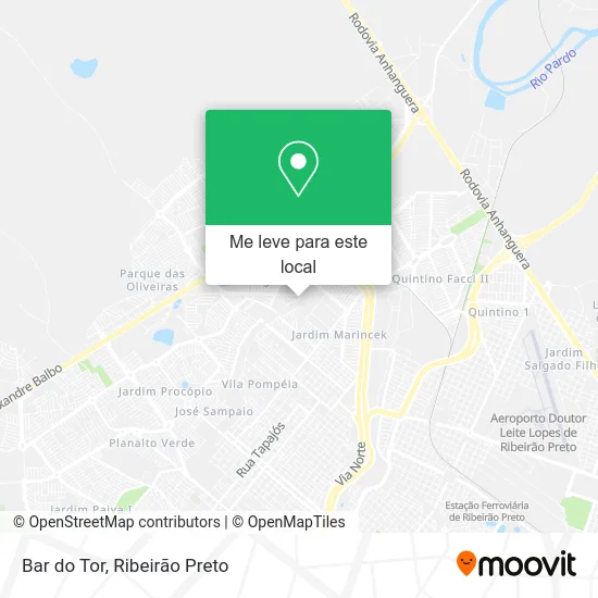 Bar do Tor mapa