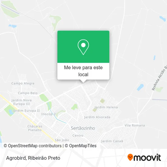 Agrobird mapa