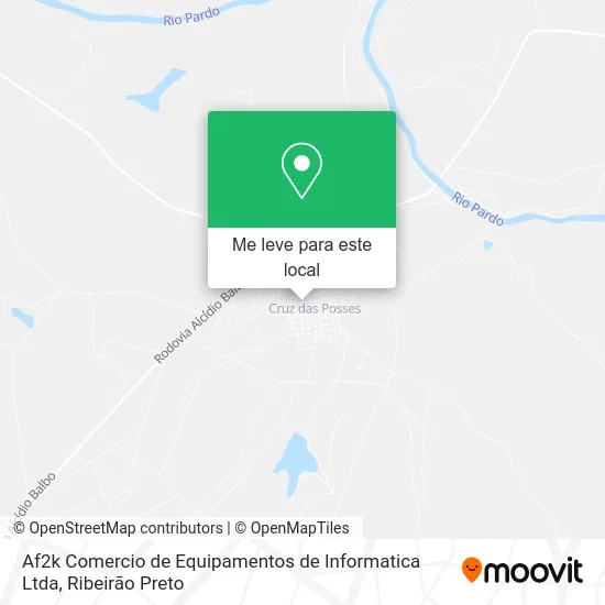 Af2k Comercio de Equipamentos de Informatica Ltda mapa