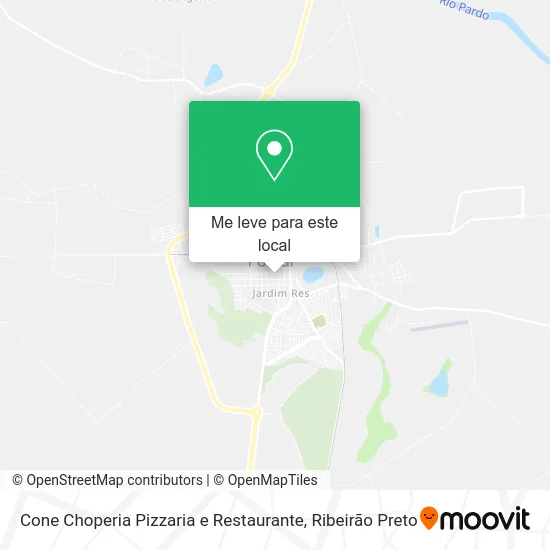 Cone Choperia Pizzaria e Restaurante mapa