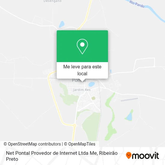 Net Pontal Provedor de Internet Ltda Me mapa