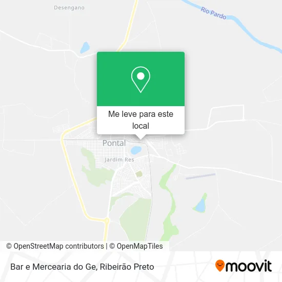 Bar e Mercearia do Ge mapa
