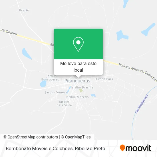 Bombonato Moveis e Colchoes mapa