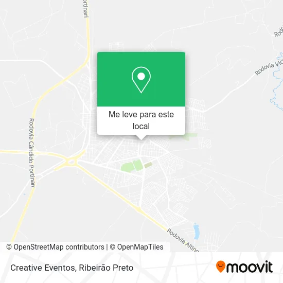 Creative Eventos mapa