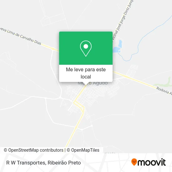 R W Transportes mapa