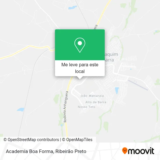 Academia Boa Forma mapa