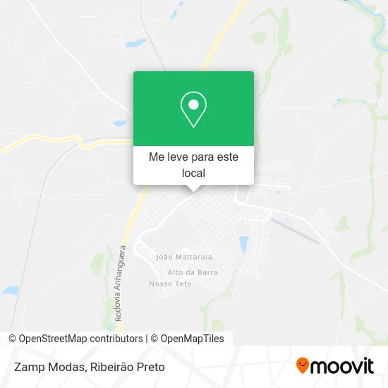 Zamp Modas mapa