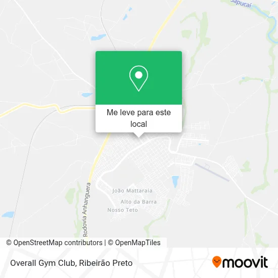 Overall Gym Club mapa