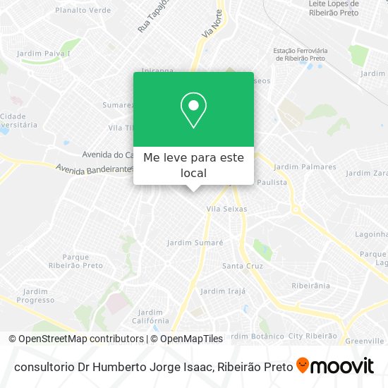 consultorio Dr Humberto Jorge Isaac mapa