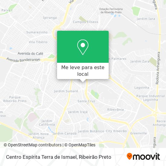 Centro Espírita Terra de Ismael mapa