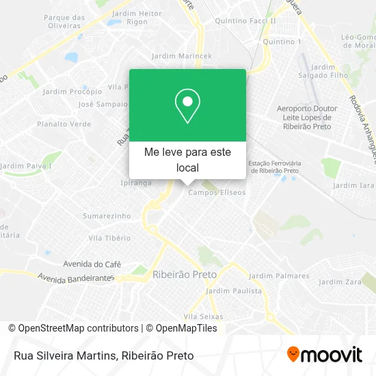 Rua Silveira Martins mapa