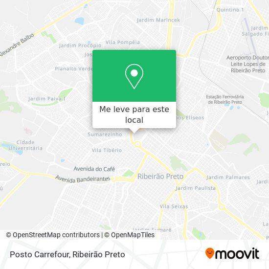 Posto Carrefour mapa