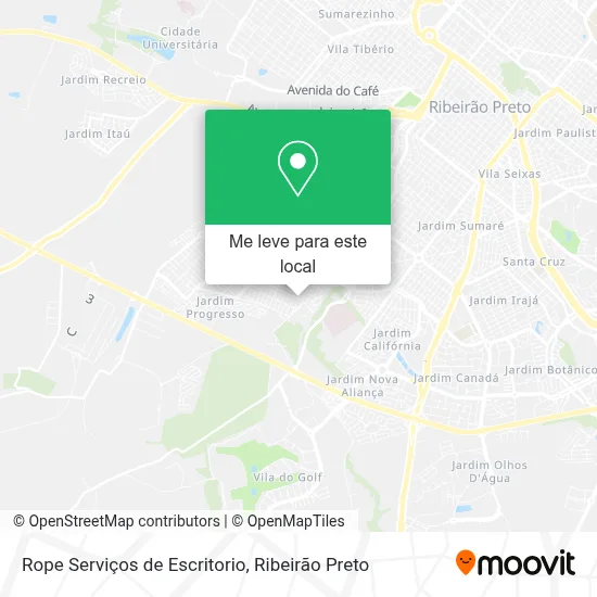 Rope Serviços de Escritorio mapa