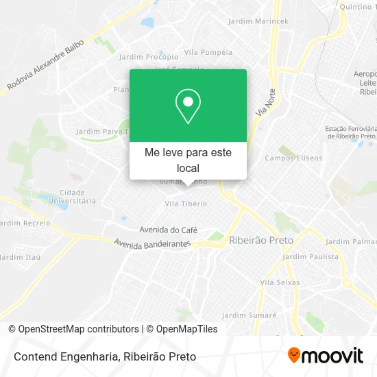 Contend Engenharia mapa