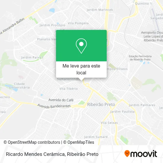 Ricardo Mendes Cerâmica mapa