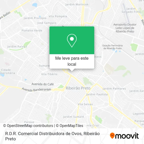 R.D.R. Comercial Distribuidora de Ovos mapa