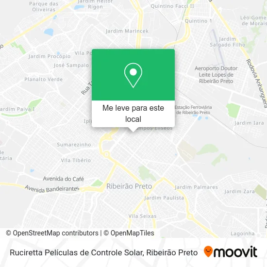 Ruciretta Películas de Controle Solar mapa