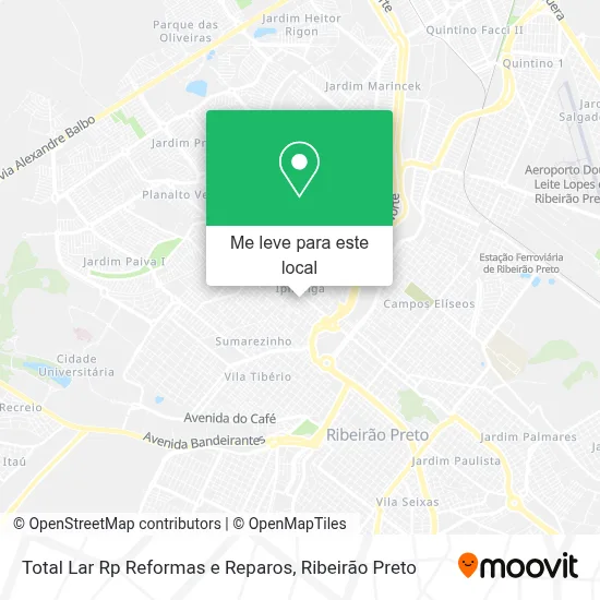 Total Lar Rp Reformas e Reparos mapa